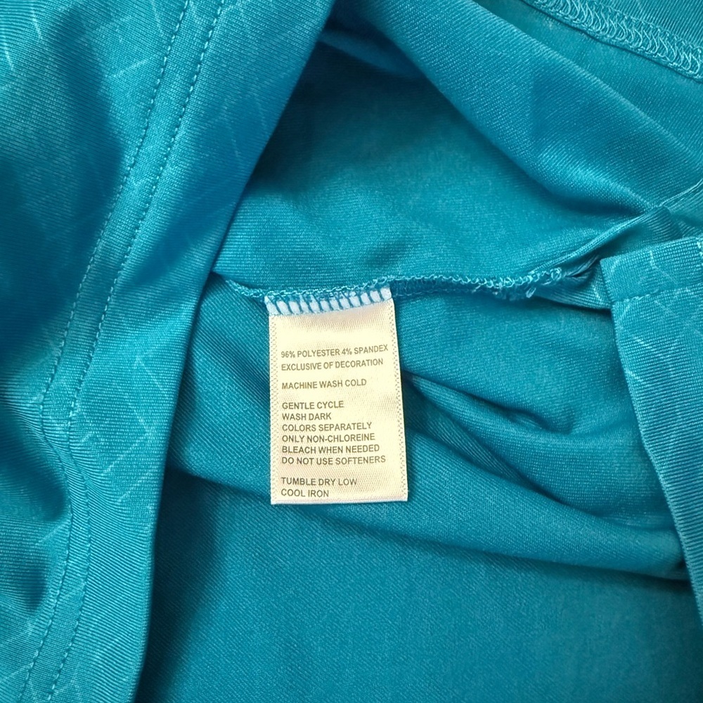 Greg Norman PlayDry Raptor Bay Golf Club Polo Performance Shirt Mens Large - Picture 6 of 8